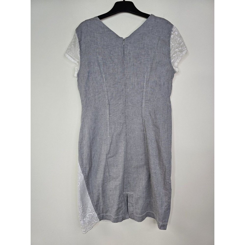 Elisa Cavaletti Patchwork Lace Fitted Dress women's size S Daniela Dallavalle - Picture 10 of 16